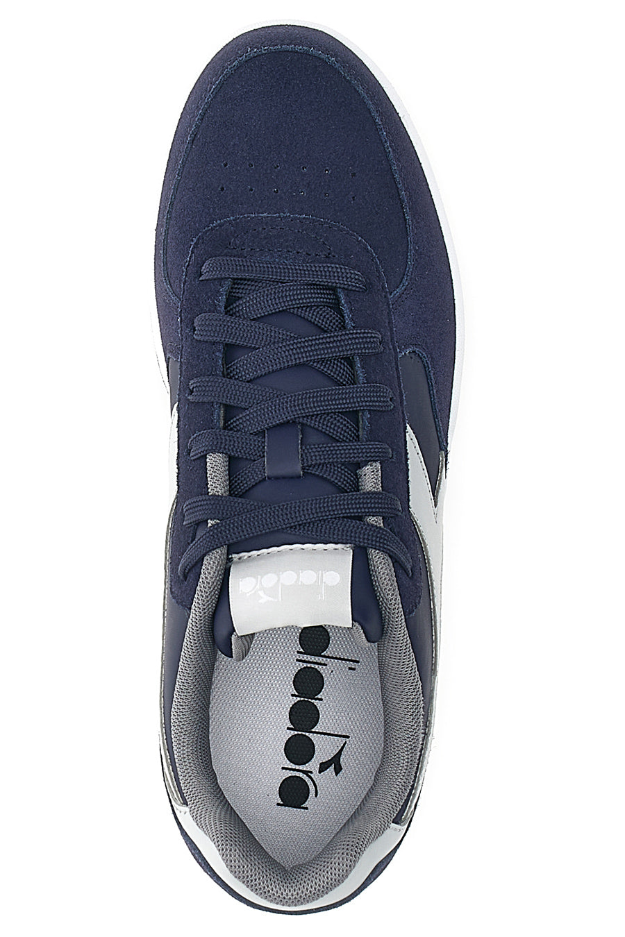 Blaue Sneakers mit seitlichem Logo Diadora Raptor Low S