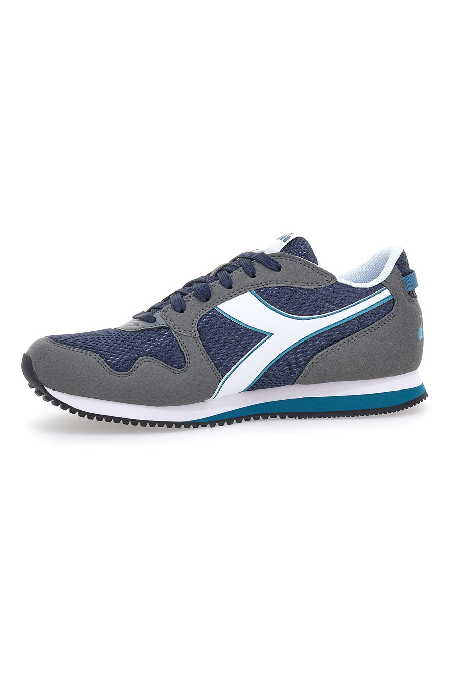 Sneakers Grigie e Blu con Lacci Diadora Skyler