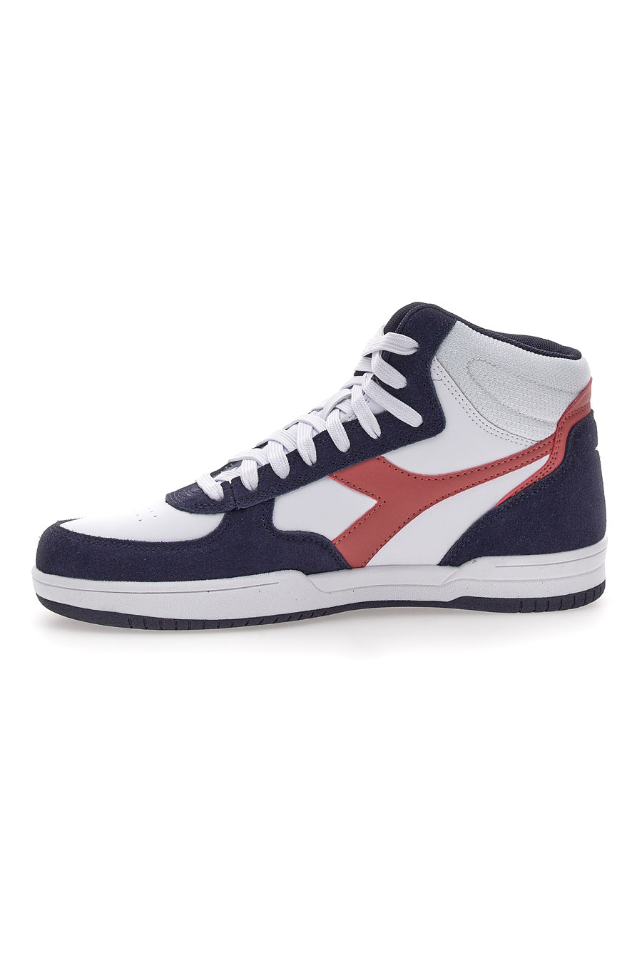 SNEAKERS MID-CUT BIANCHE CON DETTAGLI VIOLA DIADORA RAPTOR HIGH SL