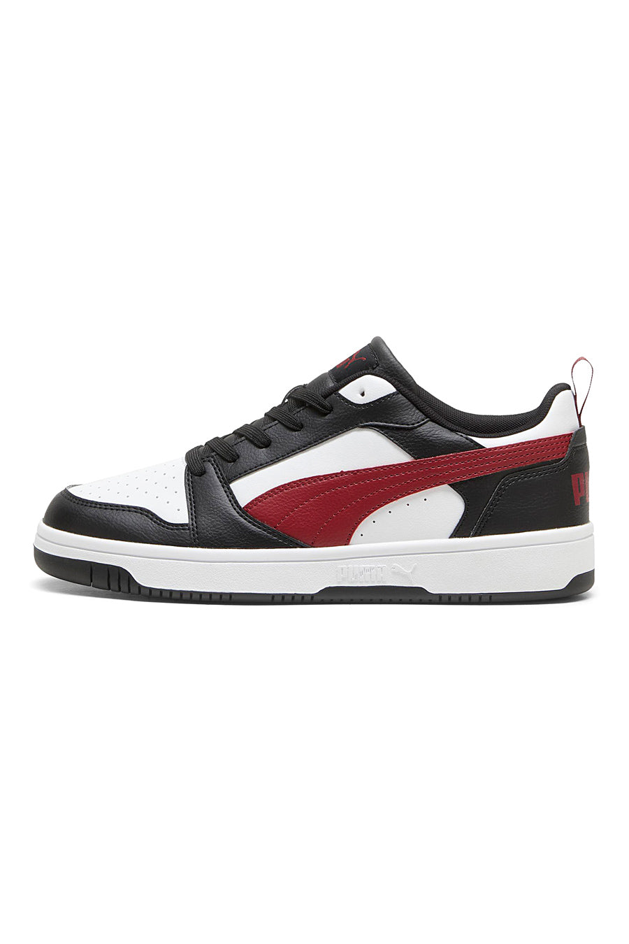 Sneakers Nere Bianche e Rosse Puma Rebound V6 Low