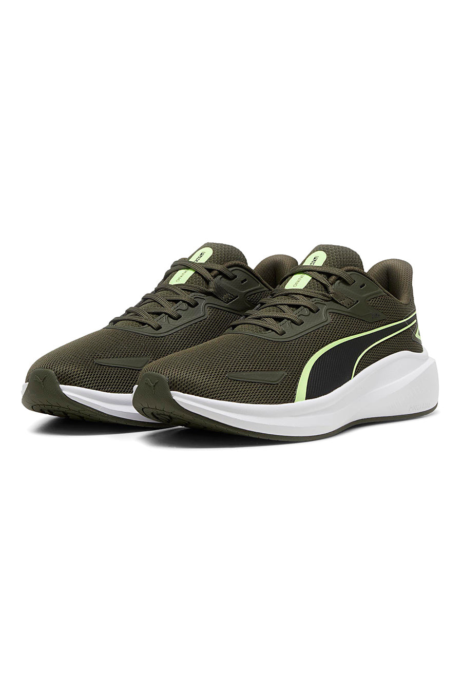 Scarpe da corsa Verdi con suola bianca Puma Skyrocket Lite