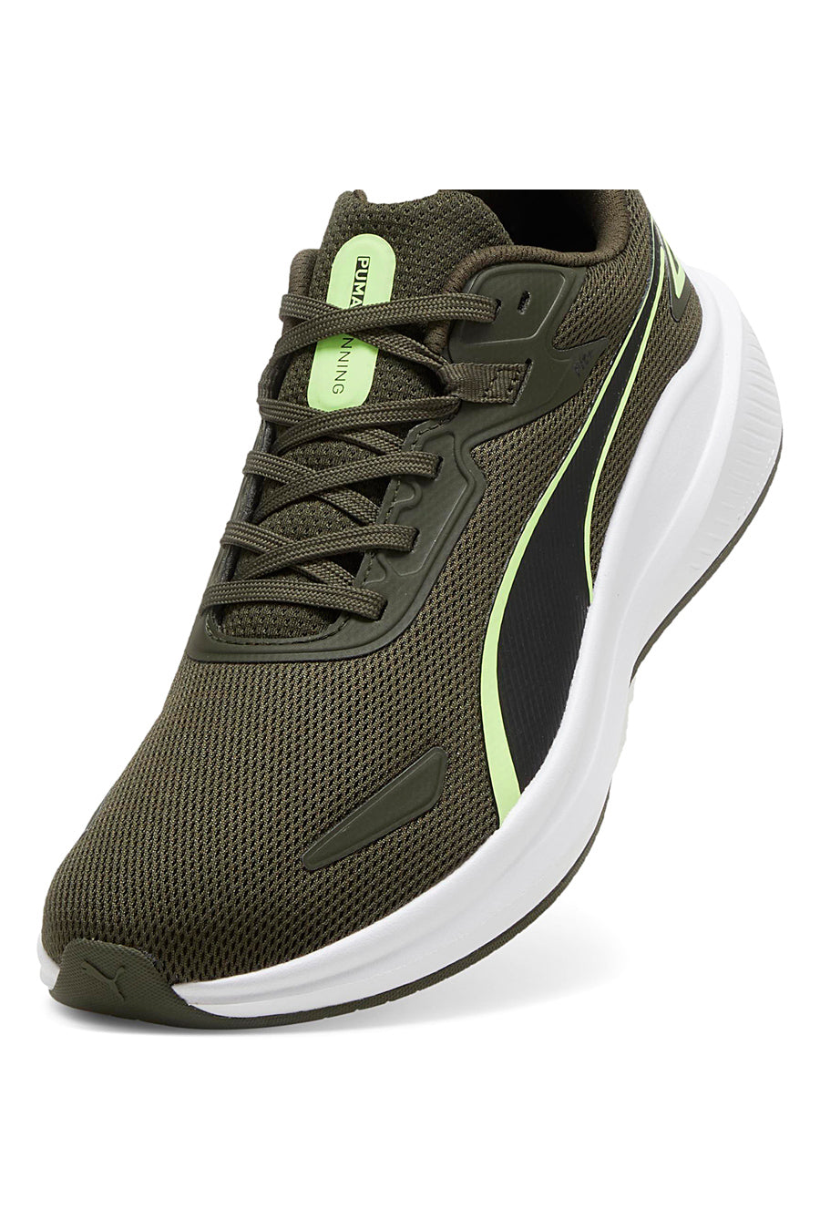 Scarpe da corsa Verdi con suola bianca Puma Skyrocket Lite