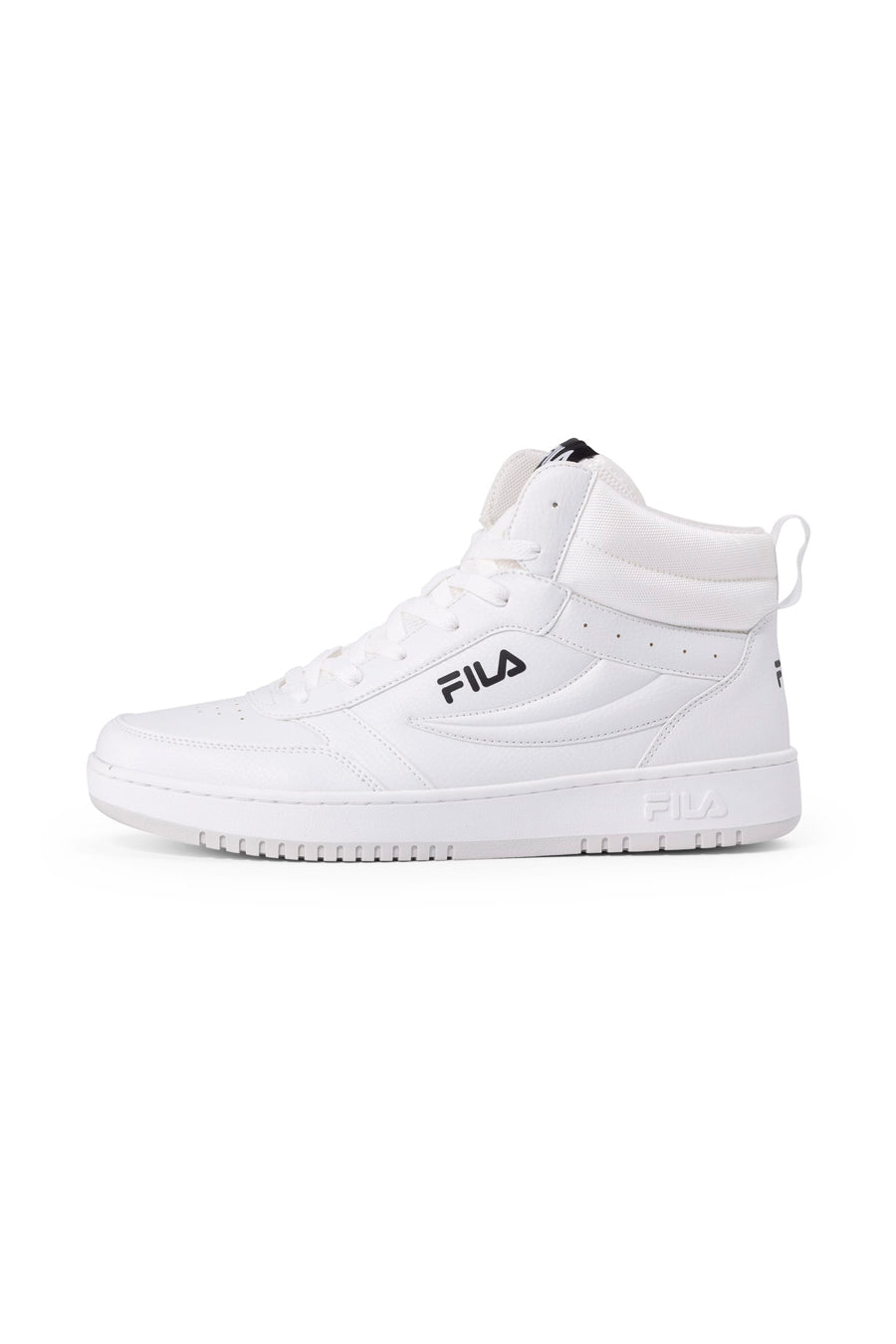 Sneakers Bianche Mid-Cut con Tomaia Traforata FILA REGA NF MID