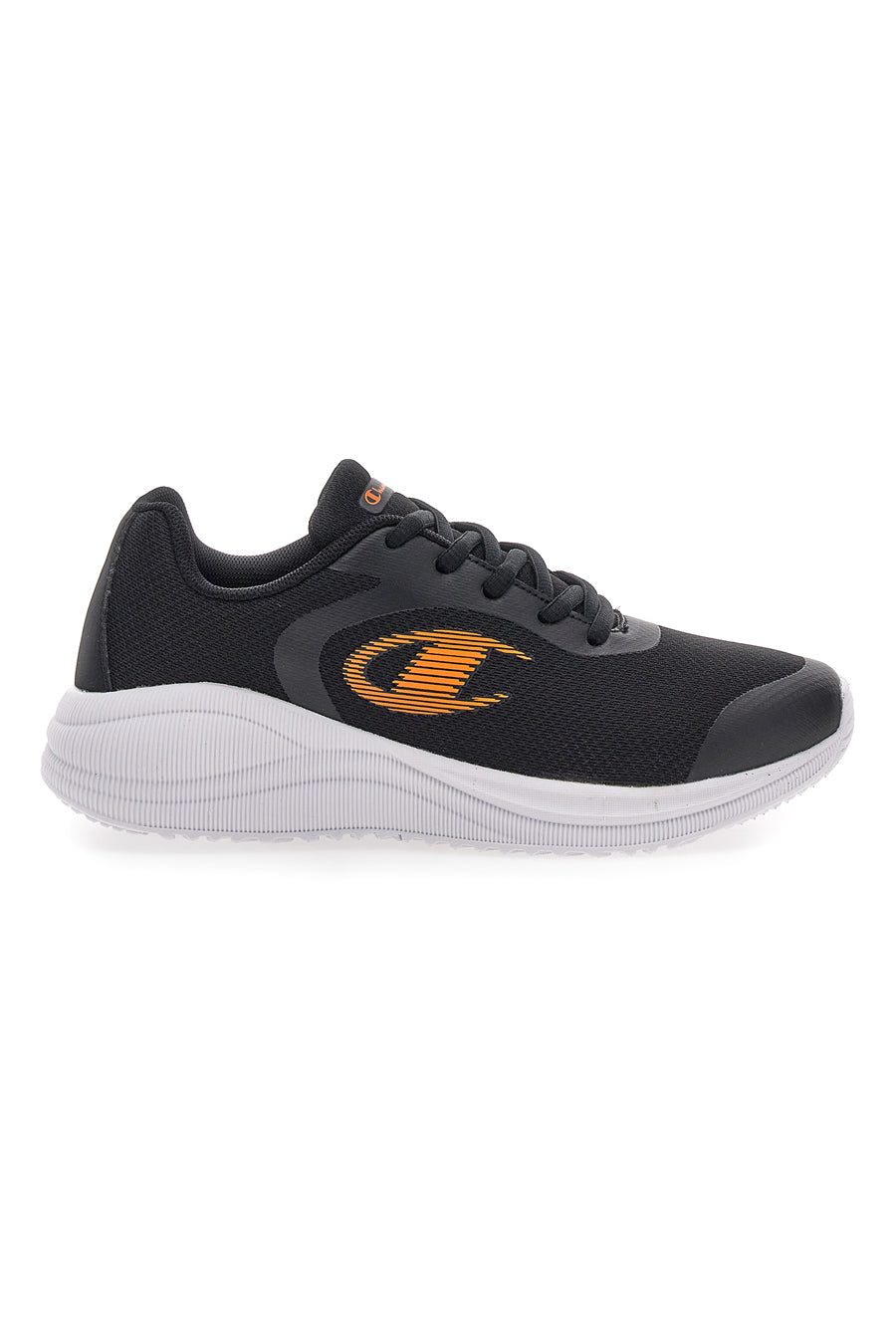 Schwarze Sneakers mit orangefarbenen Details CHAMPION SIPHON ENGAGE MESH GS