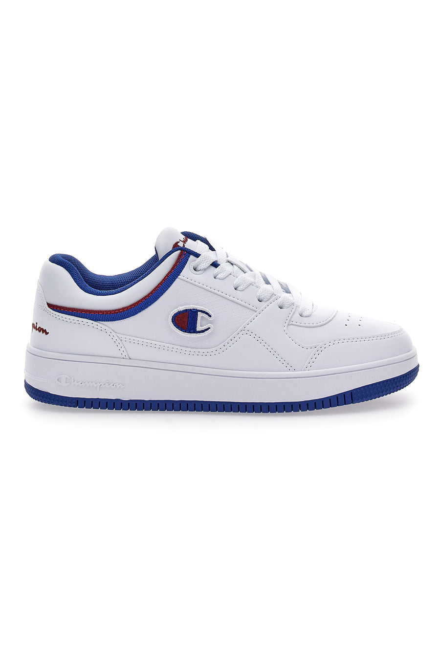 Sneakers Bianche e Con Dettagli e Suola Blu Champion RD18 LOW B GS