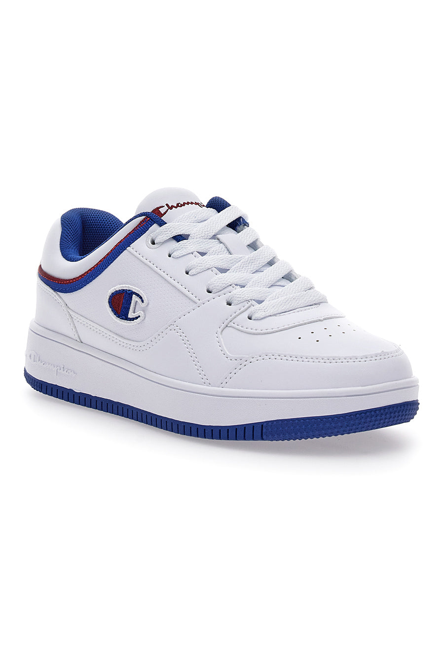 Sneakers Bianche e Con Dettagli e Suola Blu Champion RD18 LOW B GS