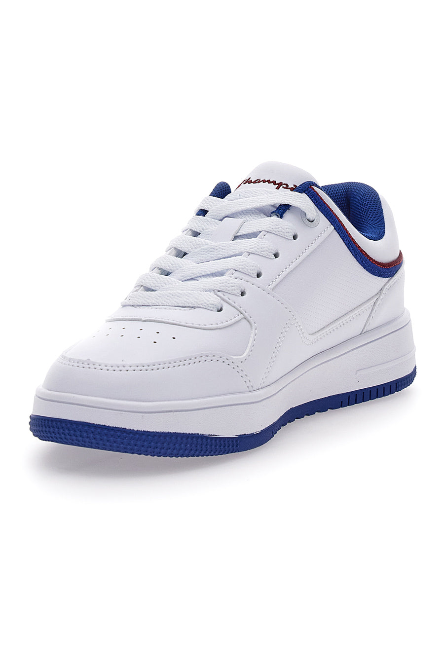 Sneakers Bianche e Con Dettagli e Suola Blu Champion RD18 LOW B GS