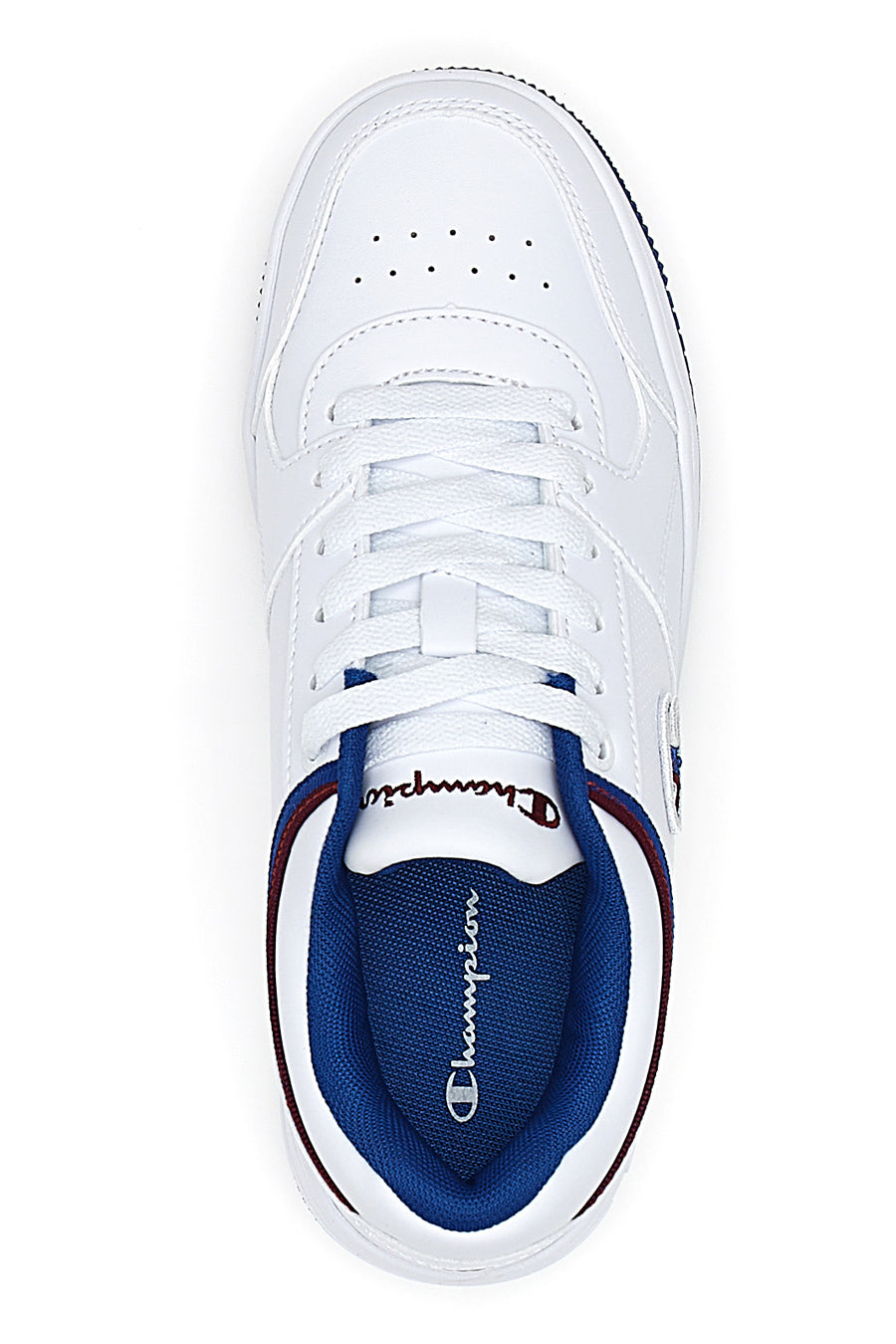 Sneakers Bianche e Con Dettagli e Suola Blu Champion RD18 LOW B GS