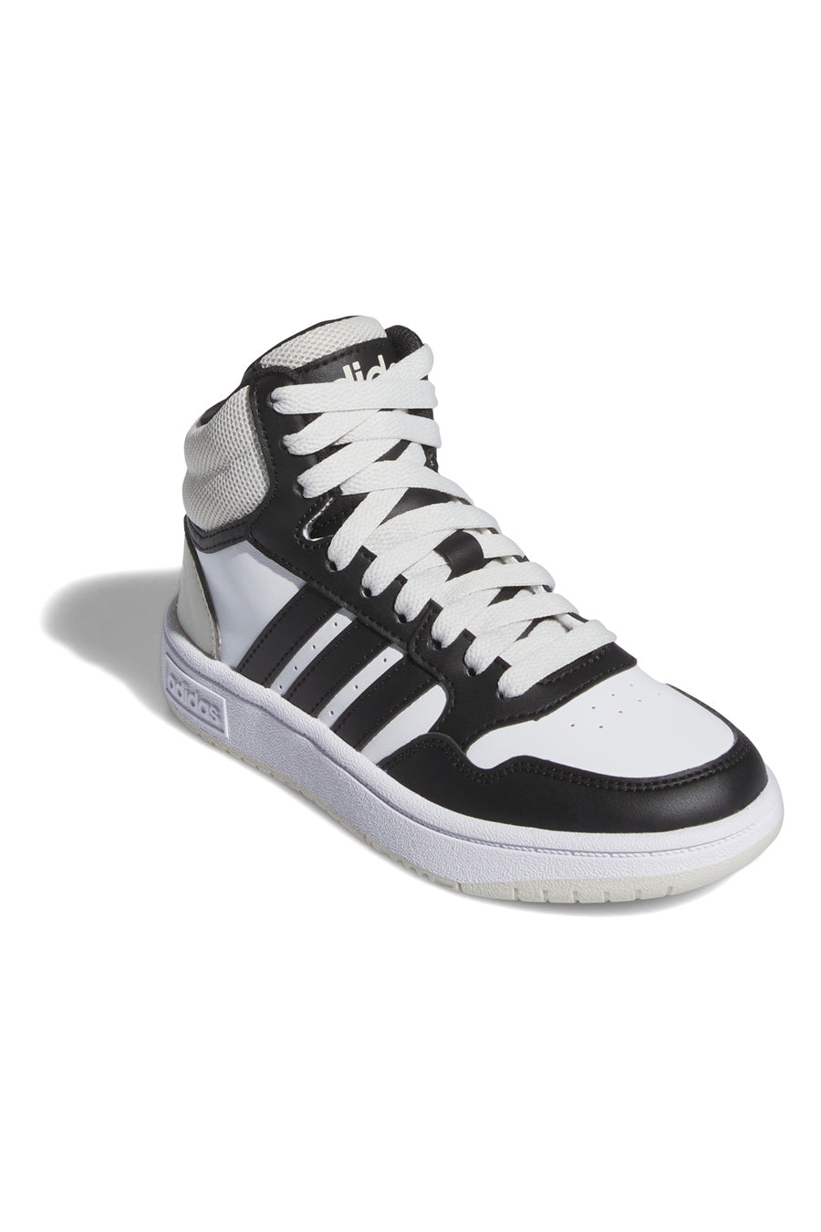 Sneakers bianche alte con lacci Adidas HOOPS 3.0 MID K