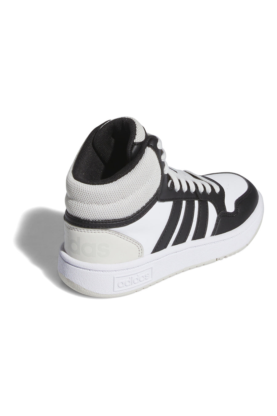 Sneakers bianche alte con lacci Adidas HOOPS 3.0 MID K