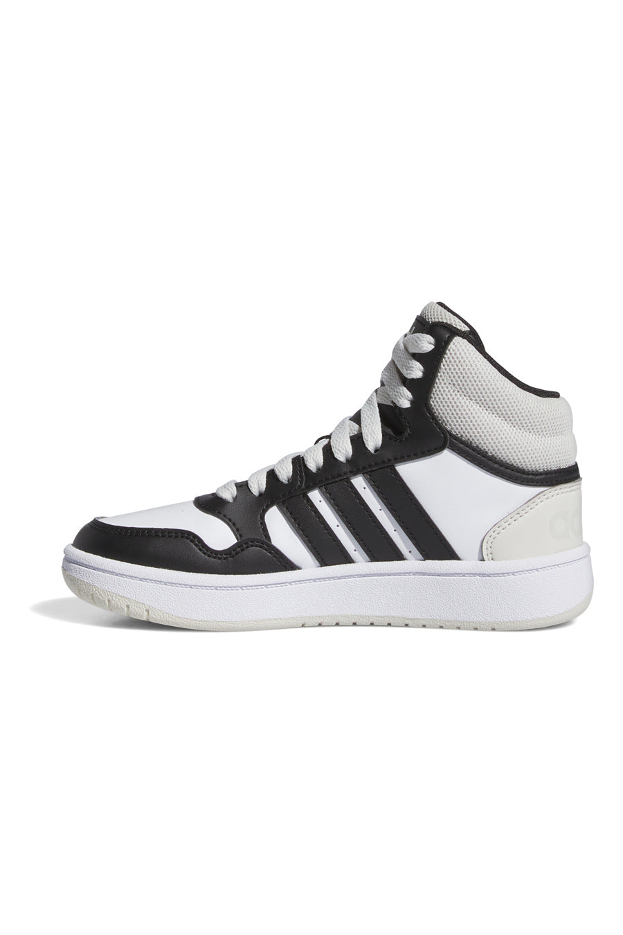 Sneakers bianche alte con lacci Adidas HOOPS 3.0 MID K