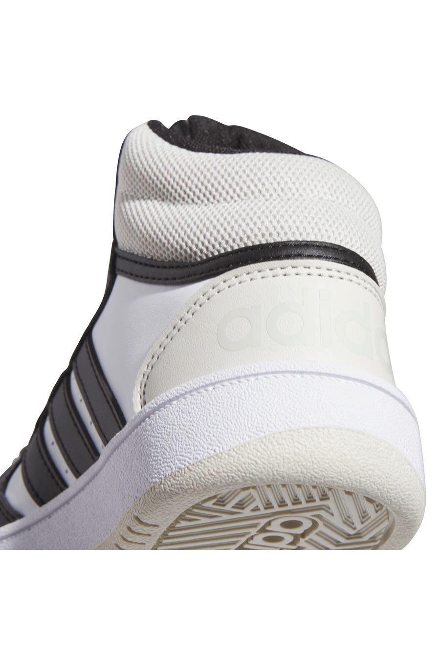 Sneakers bianche alte con lacci Adidas HOOPS 3.0 MID K