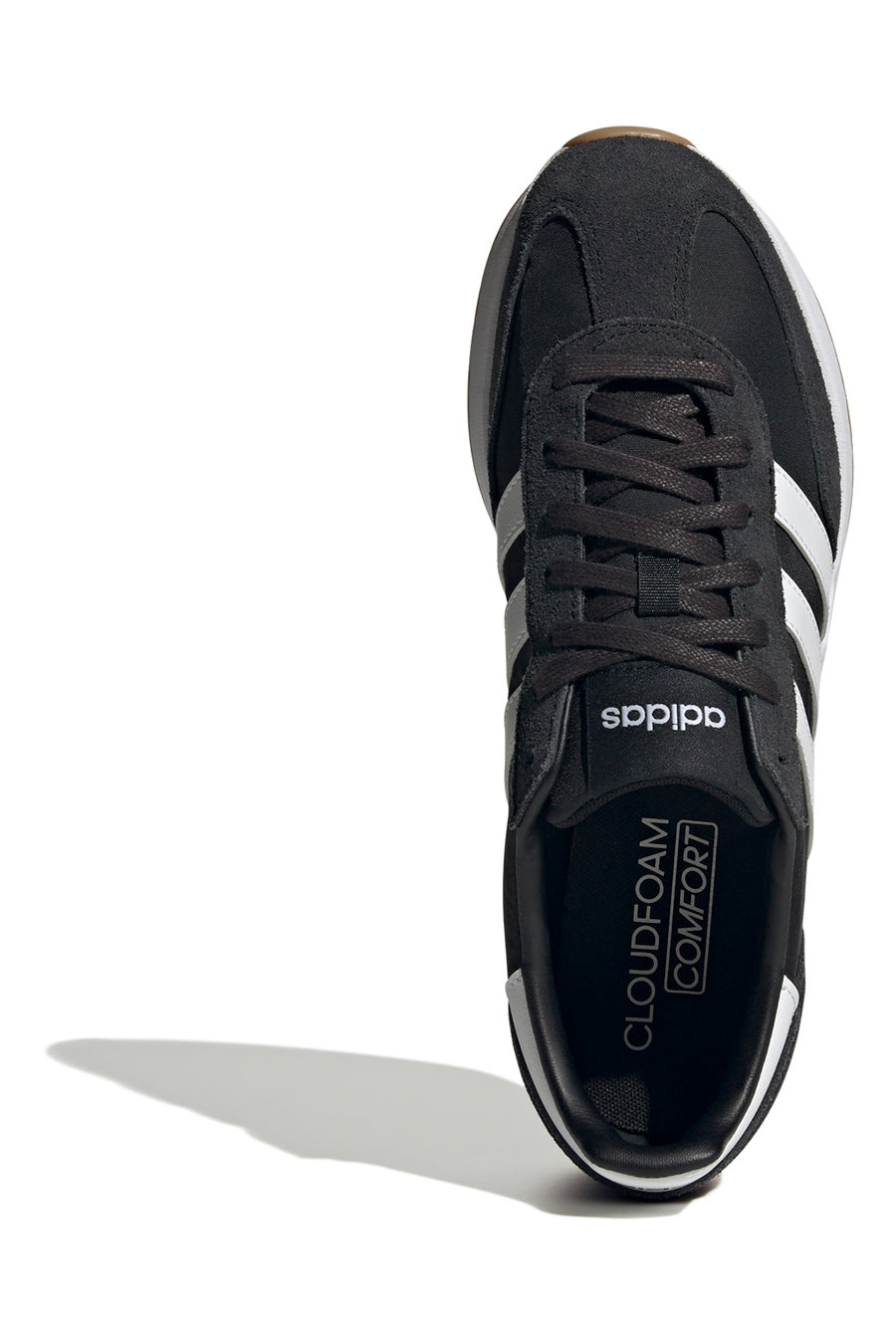 Sneakers nere con suola e bande laterali bianche Adidas Run 70s 2.0