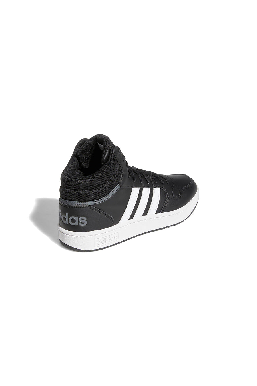 Sneakers Mid-Cut nere con bande bianche ADIDAS Hoops 3.0 Mid