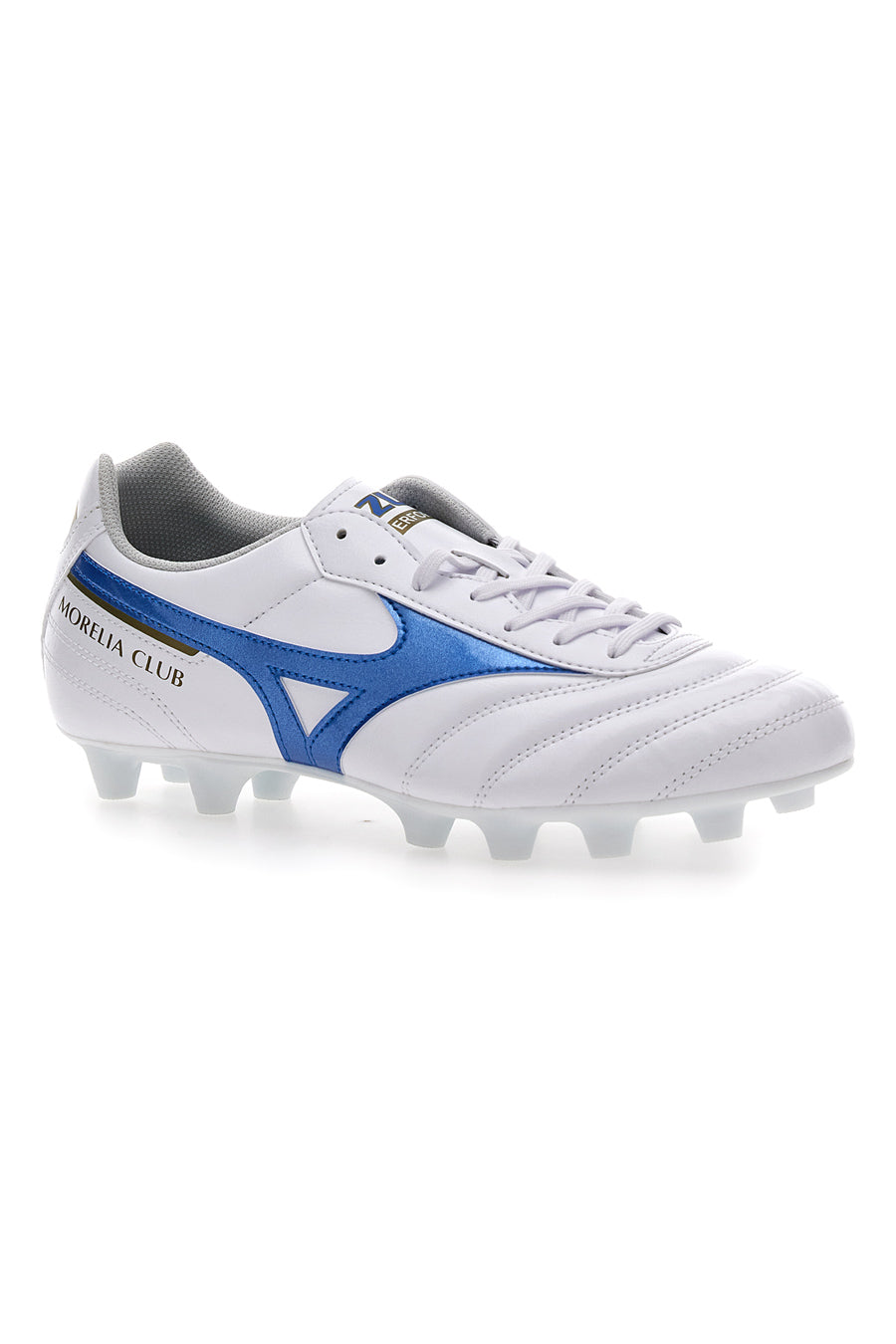 Scarpe per Calcio in Terreni Erbosi Bianche e Blu MIZUNO MORELIA II CLUB