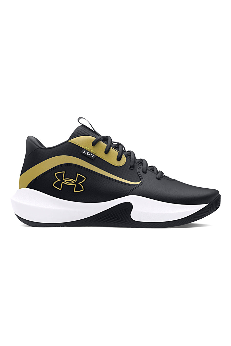 Scarpe da Basket Nere e Oro Under Armour Lockdown 7