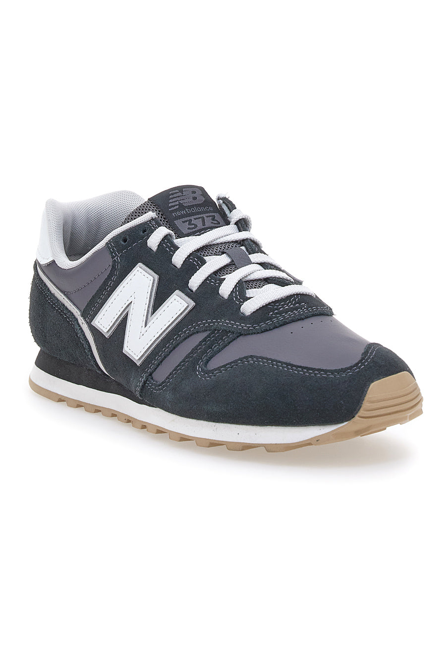 Schwarze Turnschuhe mit Wildleder New Balance 373