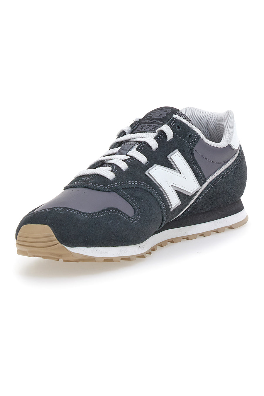 Schwarze Turnschuhe mit Wildleder New Balance 373