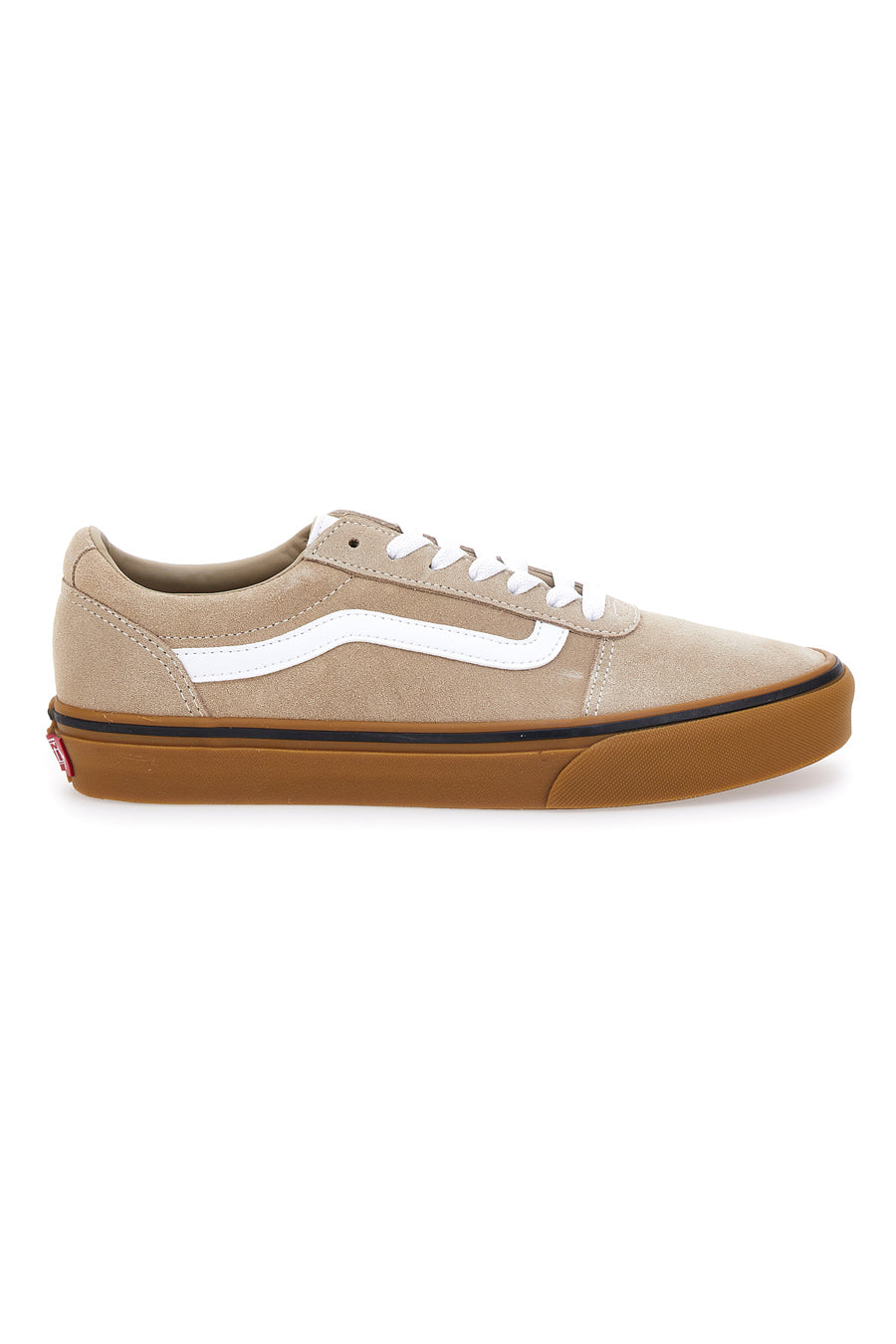 Sneakers Beige Con Tomaia In Pelle Vans Ward