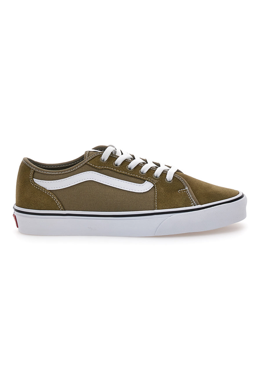 Sneakers Verde Oliva Con Tomaia In Pelle Vans Ward