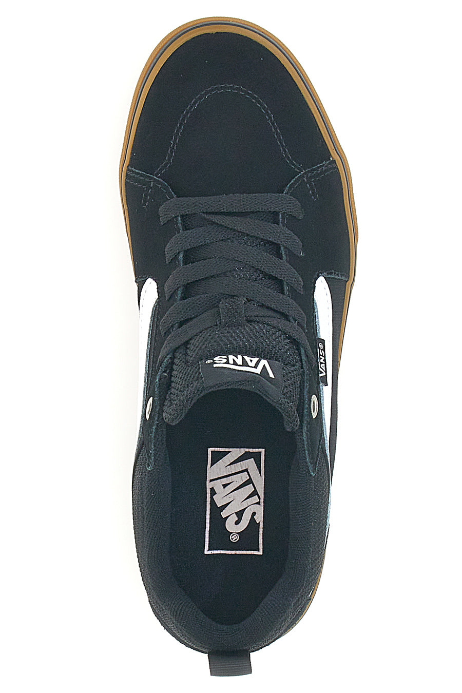 Sneakers Skate Nere Con Suola Marrone Vans Filmore