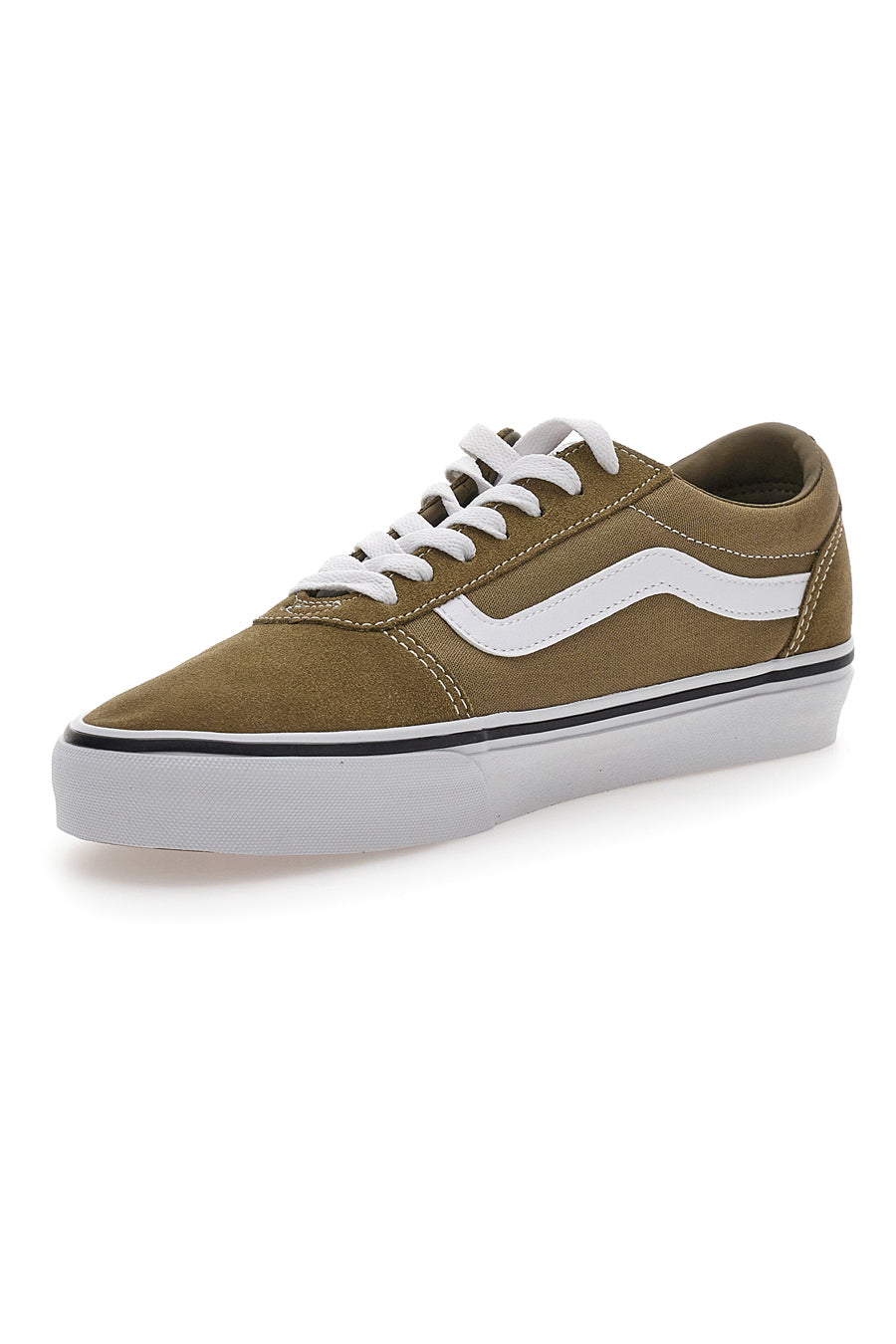 Sneakers Verde Oliva con lacci bianchi Vans Filmore Decon