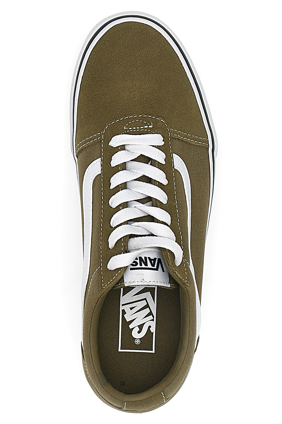 Sneakers Verde Oliva con lacci bianchi Vans Filmore Decon