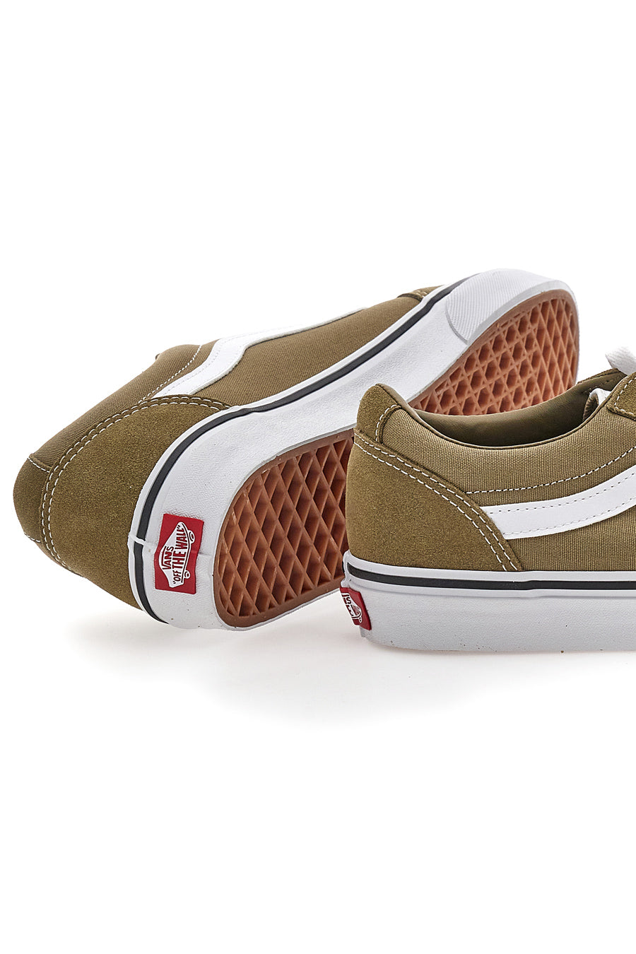 Sneakers Verde Oliva con lacci bianchi Vans Filmore Decon