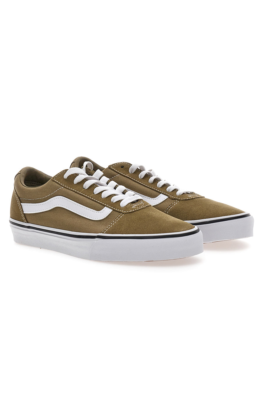 Sneakers Verde Oliva con lacci bianchi Vans Filmore Decon