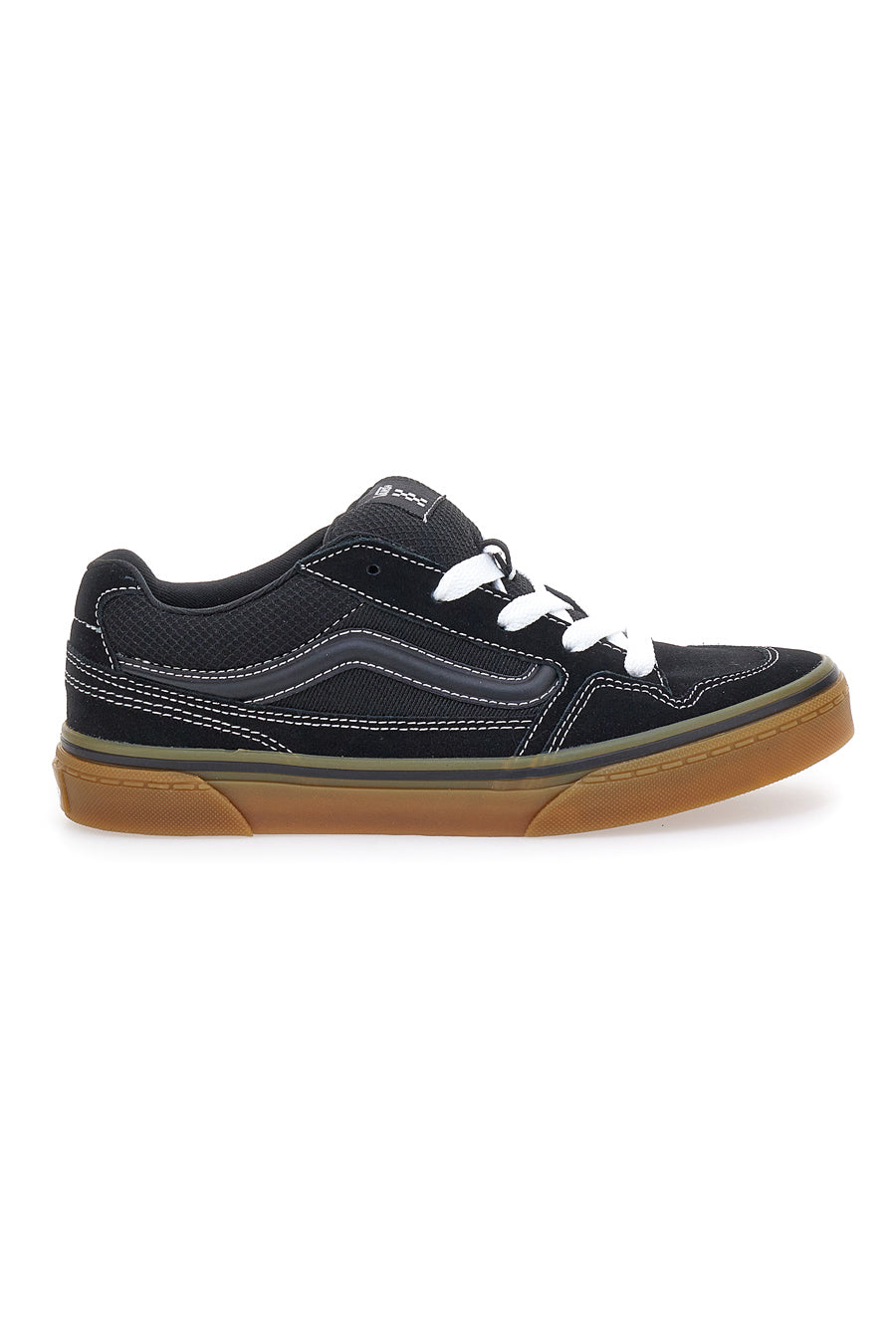 Sneakers Nere Con Tomaia In Vera Pelle Vans Caldrone