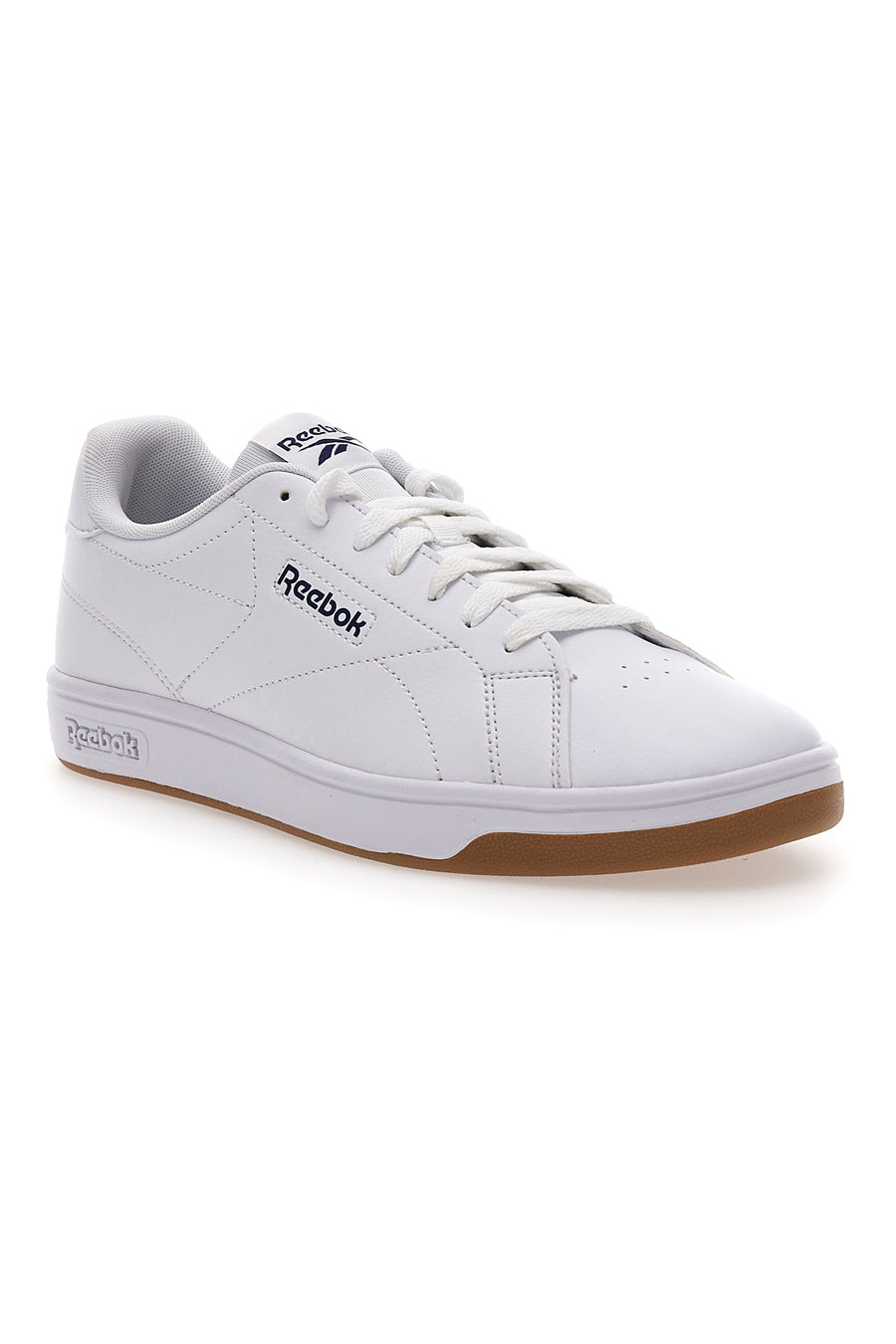 Sneakers Bianche e Blu Reebok Court Clean