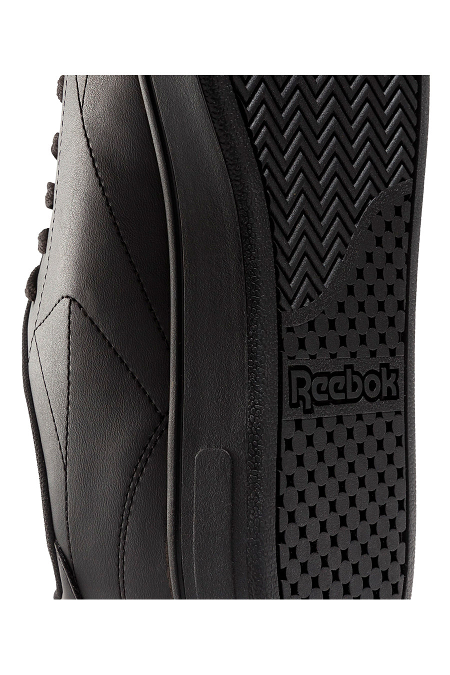 Total schwarze Reebok Court Clean-Sneaker