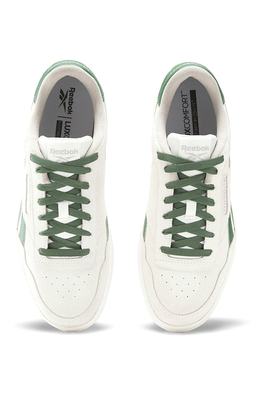 Sneakers Bianche e Verdi Reebok Court Advance