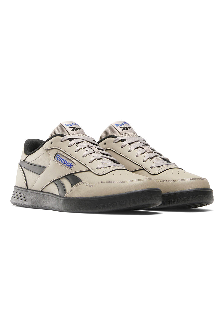 Sneakers Beige con tomaia in Pelle Reebok Court Advance