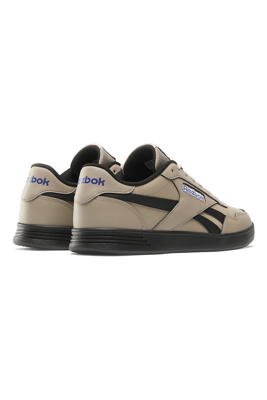 Sneakers Beige con tomaia in Pelle Reebok Court Advance