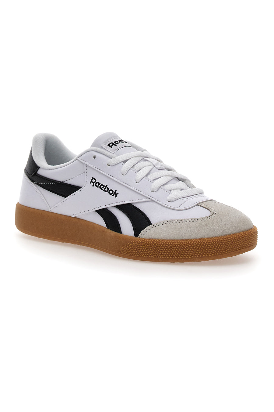 Sneakers bianche con logo nero REEBOK SMASH EDGE S