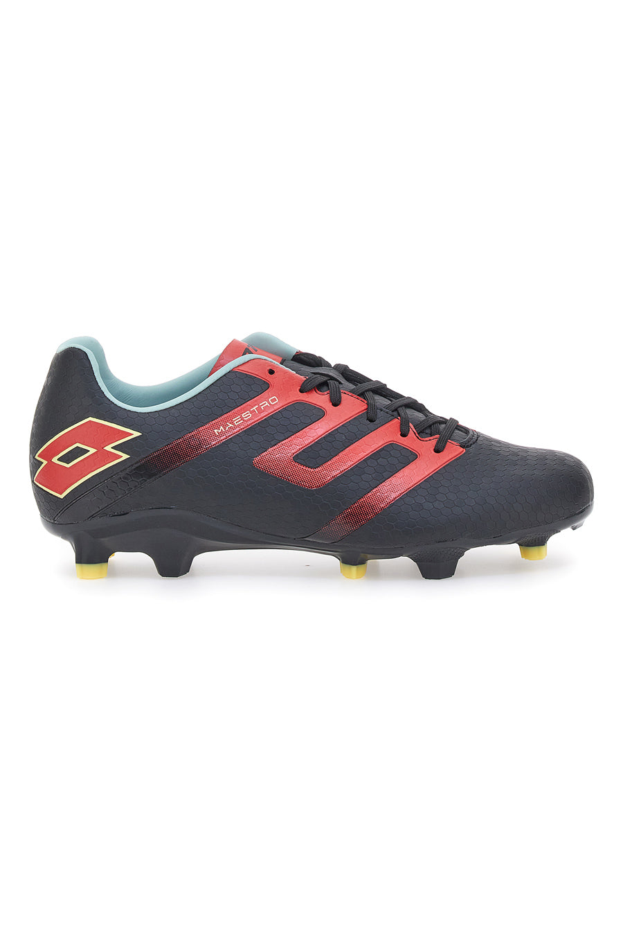 Scarpe da Calcio Nere e Rosse Lotto Maestro 700 V FG