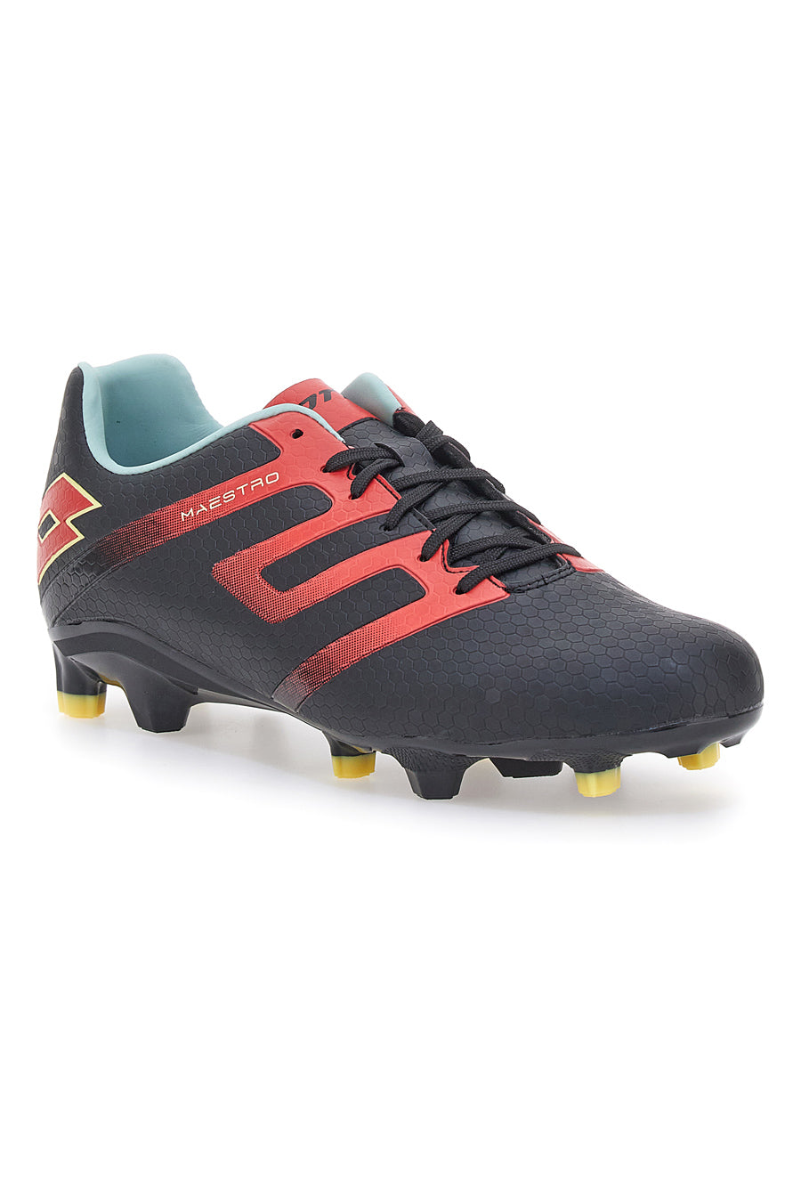 Scarpe da Calcio Nere e Rosse Lotto Maestro 700 V FG