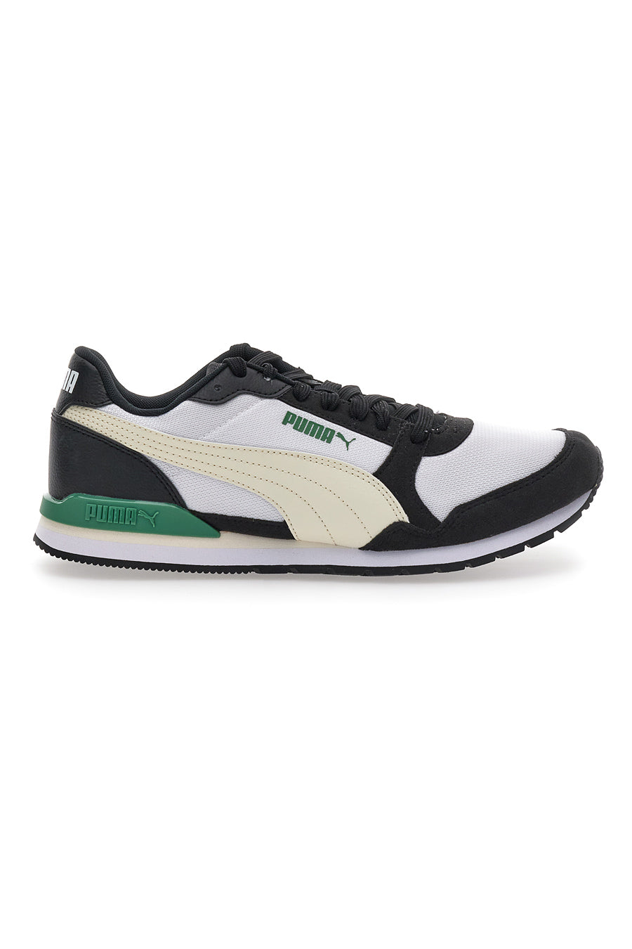 Sneakers nere e bianche con dettagli colorati Puma St Runner V3 Mesh