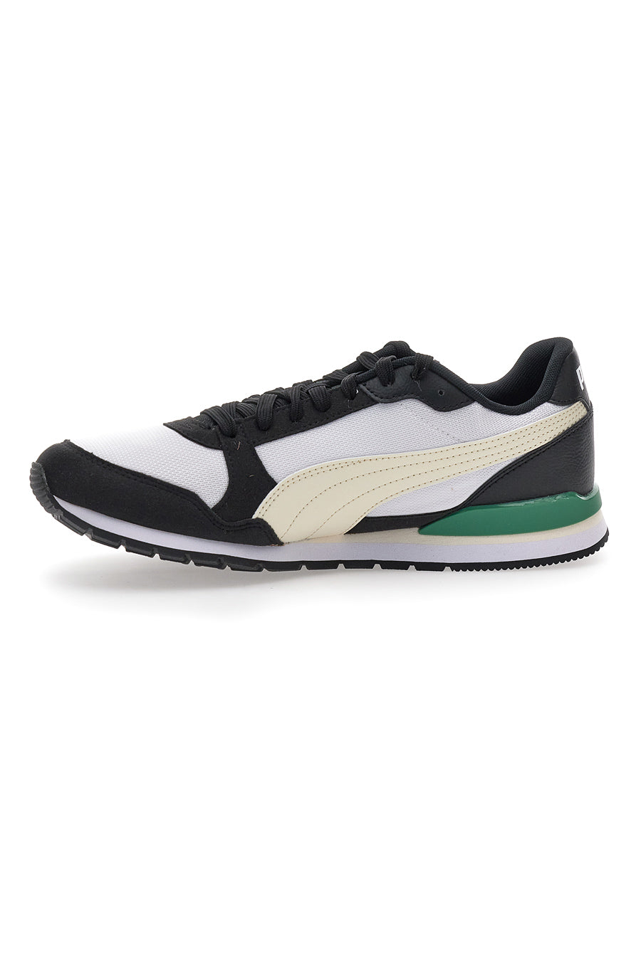 Sneakers nere e bianche con dettagli colorati Puma St Runner V3 Mesh