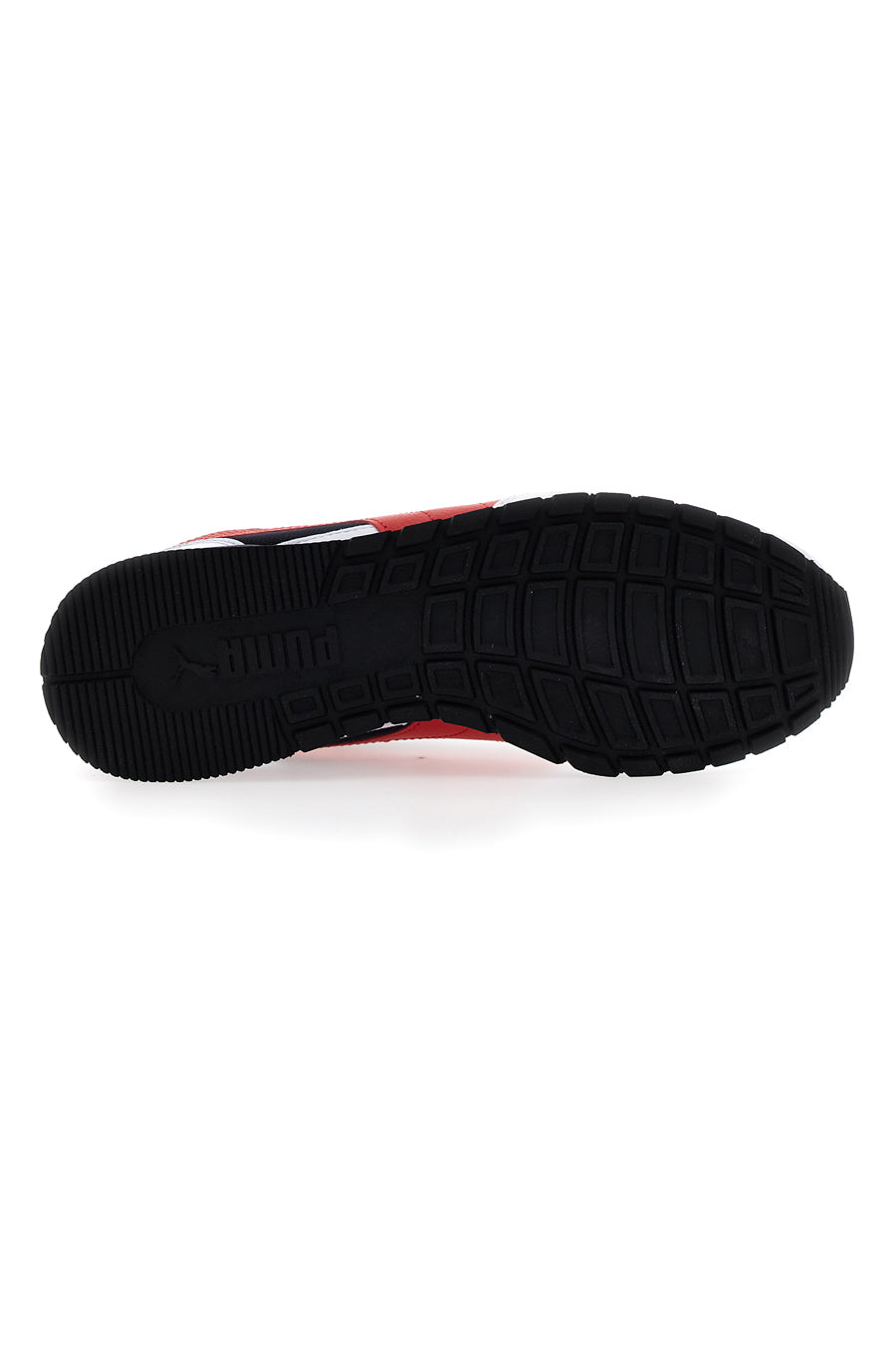 Sneakers Bianche e Nere Con Stringa Rossa Puma St Runner V3 Mesh