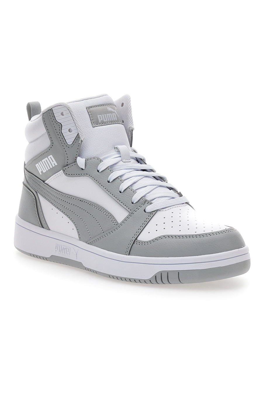 Sneakers Bianche e Grigie Mid-Cut Puma Rebound V6