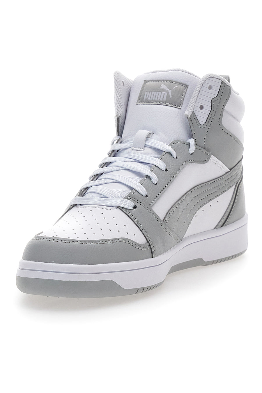 Sneakers Bianche e Grigie Mid-Cut Puma Rebound V6