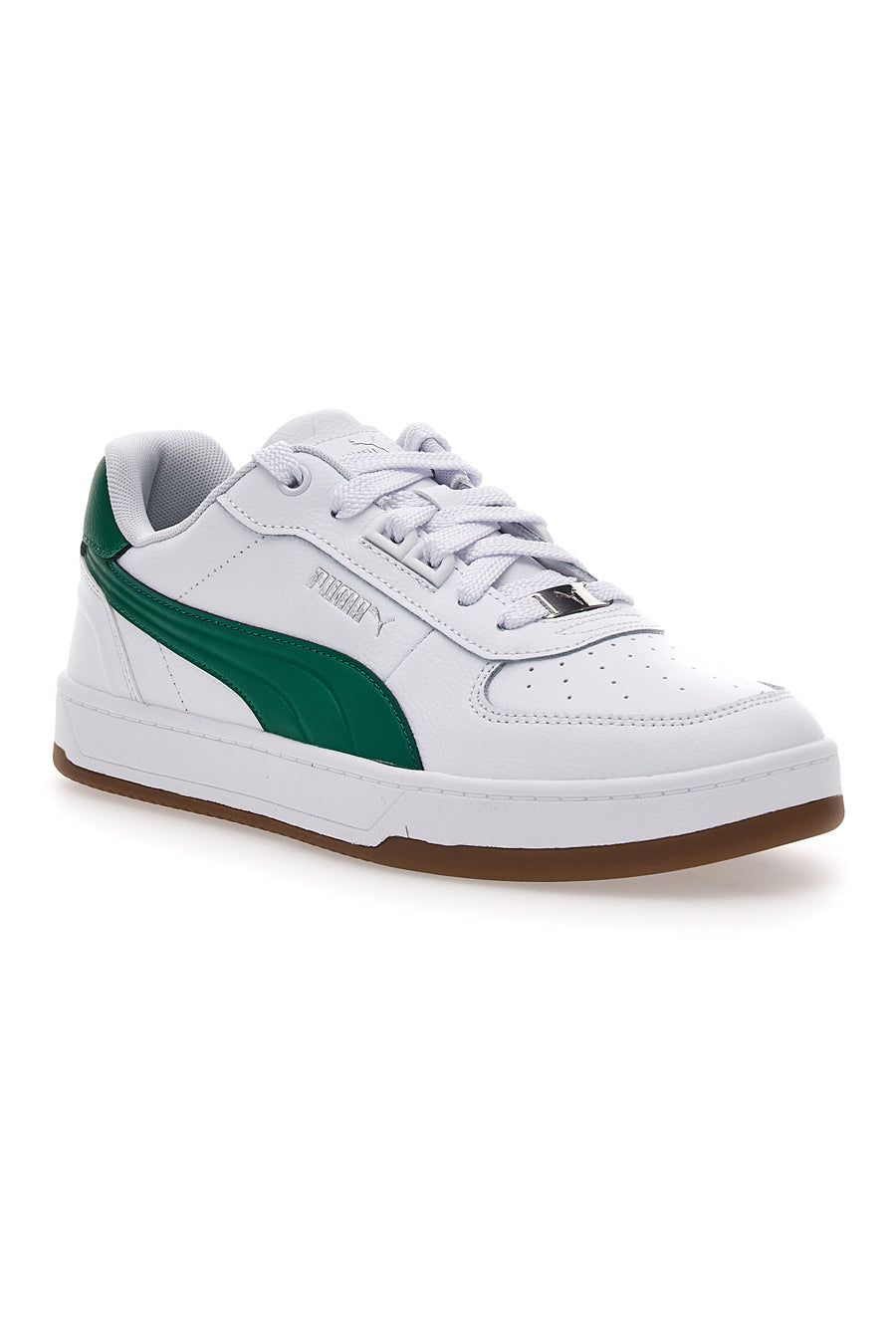 Sneakers bianche con dettaglio laterale verde Puma Caven 2.0 Lux