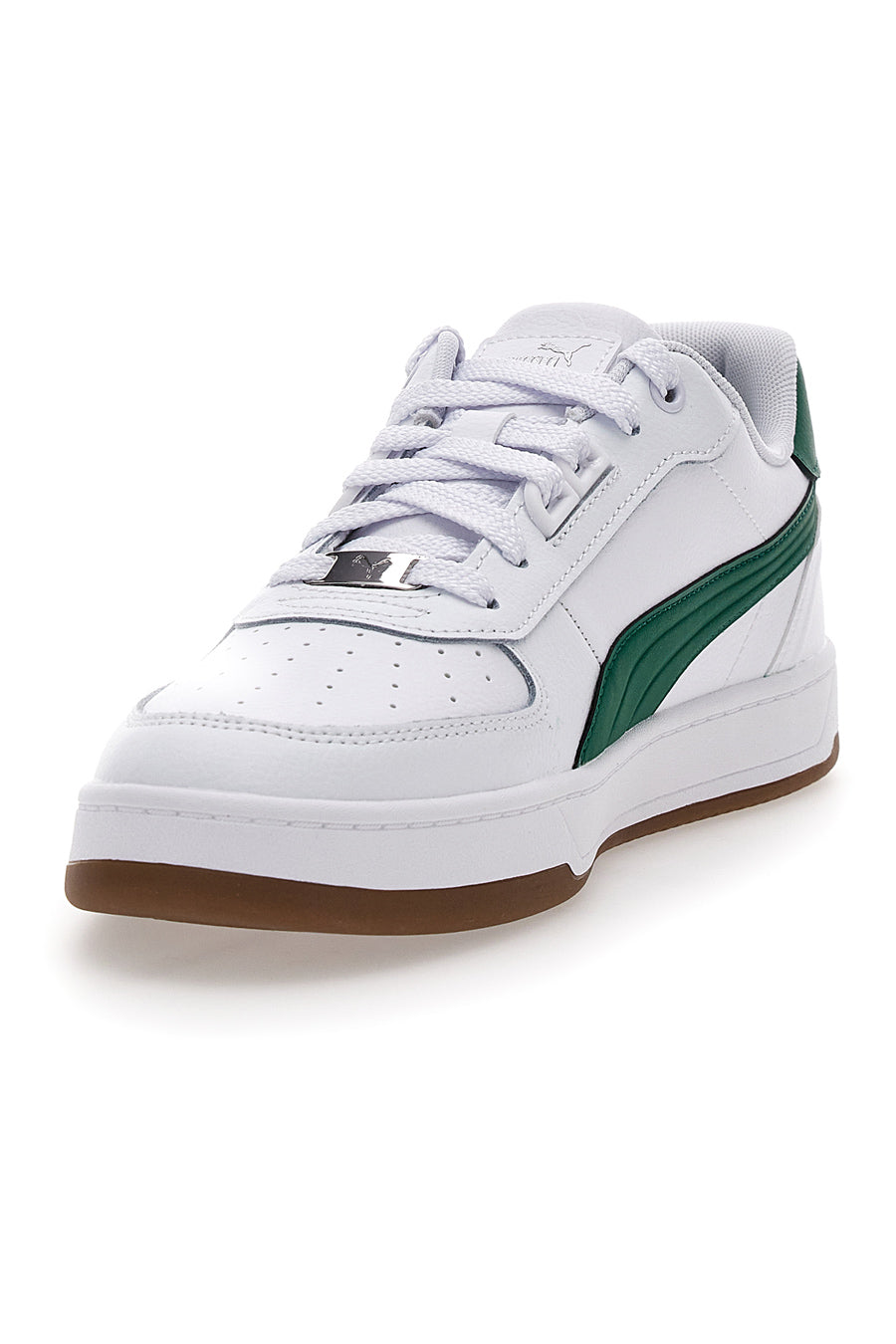 Sneakers bianche con dettaglio laterale verde Puma Caven 2.0 Lux