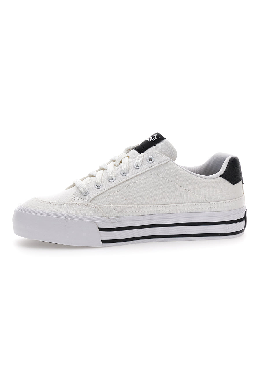 Sneakers Bianche e Nere Con Lacci Puma Court Classic Vulc Fs