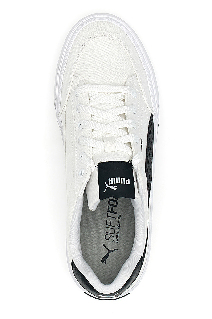 Sneakers Bianche e Nere Con Lacci Puma Court Classic Vulc Fs