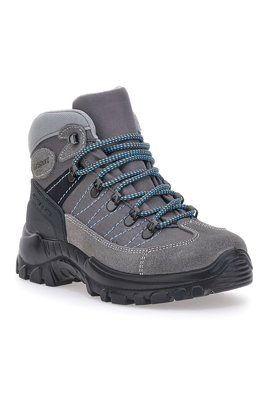 Scarponcino da Trekking Grigio In Pelle Scamosciata Grisport 913342