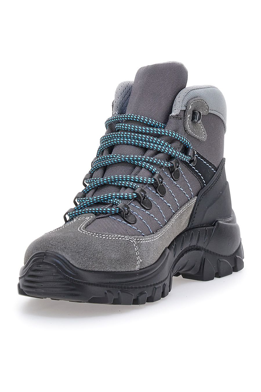 Scarponcino da Trekking Grigio In Pelle Scamosciata Grisport 913342