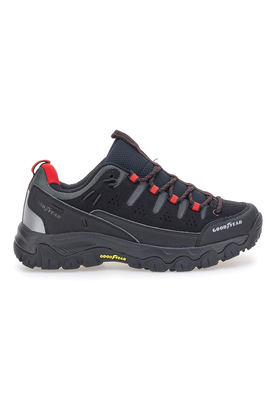 Scarpe da Trekking nere con dettagli rossi Goodyear 41029